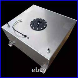 10 GAL 40 Litre Fuel Cell Tank withSensor+ Foam AN10 Fitting Polished Aluminium UK