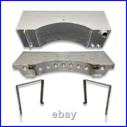 12 Gallon Ford Escort Mk1/2 Baffled Aluminium Fuel Tank With An6 Fittings & Base