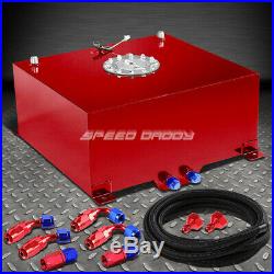 15 Gallon/57l Red Aluminum Fuel Cell Gas Tank+level Sender+nylon Fuel Line Kit