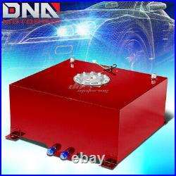 15 Gallon/57l Red Aluminum Racing/drift Fuel/gas Cell Tank+cap+level Sender