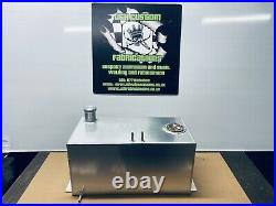16 gallon high quality baffled aluminium fueltank with senderunit + 8mm fittings