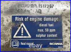 1871190 1517307 1926127 Fuel Tank Aluminium 500L A=1265 B=700 C=670,4 Scania