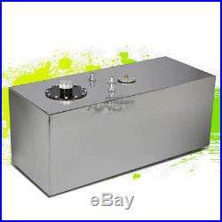 19 Gallon Lightweight Polished Aluminum Gas Fuel Cell Tank+ Sender 29.75x12x12