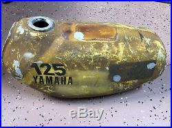 1974 74 yamaha yz yz125 vintage AHRMA motocross aluminum yz125a fuel gas tank