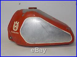 1980 Husqvarna Alloy Aluminum Fuel Gas Tank Red Cr Wr Or 125 250 420