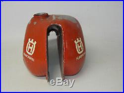 1980 Husqvarna Alloy Aluminum Fuel Gas Tank Red Cr Wr Or 125 250 420