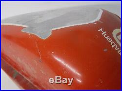 1980 Husqvarna Alloy Aluminum Fuel Gas Tank Red Cr Wr Or 125 250 420