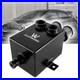 2.0L 2 x 12AN UK oil breather catch tank + filter & drain Aluminium black NEW