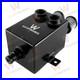 2.0L 2 x 12AN oil breather catch tank + filter&drain Alu black