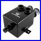 2.0L 2 x 12AN oil breather catch tank + filter&drain Aluminium black NEW UK