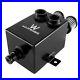 2.0L 2 x 12AN oil breather catch tank+ filter&drain black Aluminium
