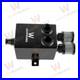 2.0L 2x12AN Universal oil breather catch tank+Filter+drain Aluminium black NEW