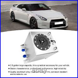 2.5 Gallon/9.5L Aluminum Alloy Fuel Cell Gas Tank Level Sender Auto Car