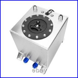 2.5 Gallon/9.5L Universal Aluminum Alloy Fuel Cell Gas Tank Level Sender Auto UK