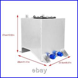 2.5 Gallon/9.5L Universal Aluminum Alloy Fuel Cell Gas Tank Level Sender Auto UK