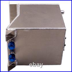 2.5 Gallon Fuel Cell Tank Universal Polished Lightweight Aluminum Can Bottle 10L