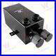 2.7L 12AN Slim oil breather catch Aluminium tank can + filter + Black drain