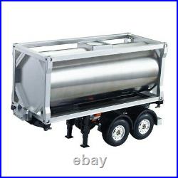 20 Foot CNC Machined Aluminium Fuel Tank Container for 114 RC Semi Trailers