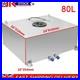 20 GAL 80 Litre Fuel Cell Tank withSensor+ Foam AN10 Fitting Polished Aluminium
