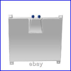 20 GAL 80 Litre Fuel Cell Tank withSensor+ Foam AN10 Fitting Polished Aluminium