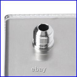 20 GAL 80 Litre Fuel Cell Tank withSensor+ Foam AN10 Fitting Polished Aluminium