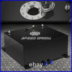 20 Gallon/76l Black Coat Aluminum Racing/drift Fuel Cell Tank+cap+level Sender