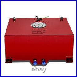 20 Gallon/76l Lightweight Red Coat Aluminum Race Fuel Cell Tank+level Sender