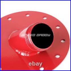 20 Gallon/76l Red Coated Aluminum Fuel Cell Tank+level Sender+45 Fast Fill Neck