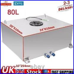 20 Gallon 80L Fuel Surge tank mirror polished Fuel cell foam inside with sensor