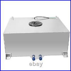 20 Gallon 80L Fuel Surge tank mirror polished Fuel cell foam inside with sensor