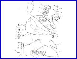 2004 Triumph Daytona 600 Fuel Tank Aluminium Silver Fits 2002-2005
