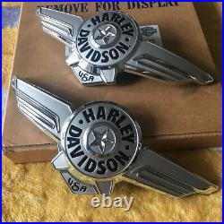 2008 Genuine Harley Softail Touring Gas Fuel Tank Emblems Medallion Sign