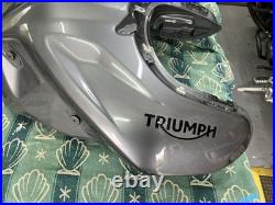 2024 Triumph Tiger 850 Sport Graphite Grey Fuel Tank T2402662-LC
