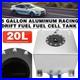 20L/5 Gallon Aluminum Racing Drift Fuel Fuel Cell Tank 20L + Cap Foam Outside UK