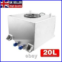20L/5 Gallon Aluminum Racing Drift Fuel Fuel Cell Tank 20L + Cap Outside UK