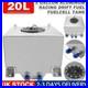 20L/5 Gallon Aluminum Racing Drift Fuel Fuel Cell Tank 20L + Cap Outside UK
