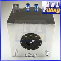 20L / 5 Gallon Fuel Cell Tank Lightweight Aluminum With Safety Foam Universal
