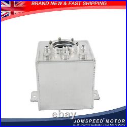 2L Aluminum High Flow Swirl Fuel Surge Pot Tank AN6 Fit 044 External Fuel Pump