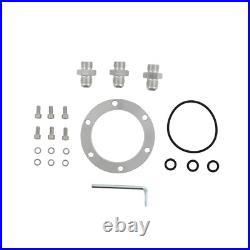 2L Aluminum High Flow Swirl Fuel Surge Pot Tank AN6 For 044 External Fuel Pump