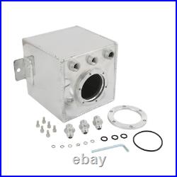 2L Aluminum High Flow Swirl Fuel Surge Pot Tank AN6 For 044 External Fuel Pump