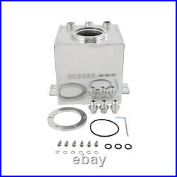 2L Aluminum High Flow Swirl Fuel Surge Pot Tank AN6 For 044 External Fuel Pump