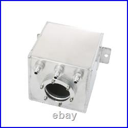 2L Aluminum High Flow Swirl Fuel Surge Pot Tank AN6 For 044 External Fuel Pump
