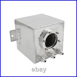 2L Aluminum High Flow Swirl Fuel Surge Pot Tank AN6 For 044 External Fuel Pump
