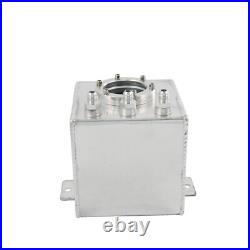 2L Aluminum High Flow Swirl Fuel Surge Pot Tank AN6 For 044 External Fuel Pump