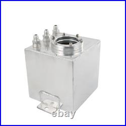 2L Aluminum High Flow Swirl Fuel Surge Pot Tank AN6 For 044 External Fuel Pump