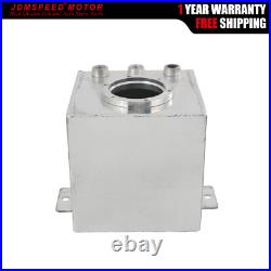 2L High Flow Swirl Fuel Surge Pot Tank AN6 Aluminum Fit 044 External Fuel Pump