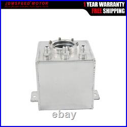 2L High Flow Swirl Fuel Surge Pot Tank AN6 Aluminum Fit 044 External Fuel Pump