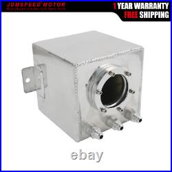 2L High Flow Swirl Fuel Surge Pot Tank AN6 Aluminum Fit 044 External Fuel Pump