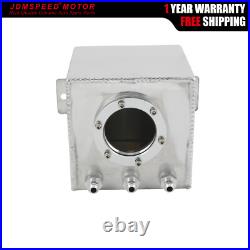 2L High Flow Swirl Fuel Surge Pot Tank AN6 Aluminum Fit 044 External Fuel Pump