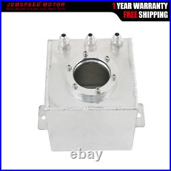 2L High Flow Swirl Fuel Surge Pot Tank AN6 Aluminum Fit 044 External Fuel Pump